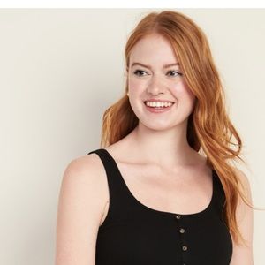 Authentic Black Hard Tail Tank Top